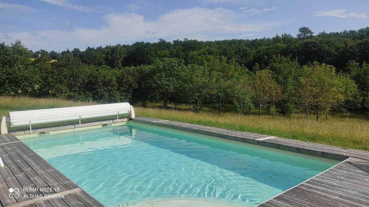 Ferme Du Bois Du Pouget Villa La Salvetat-Belmontet Exteriör bild